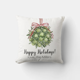Cojín Decorativo Coquette Mistletoe Navidades Pillow decorativo