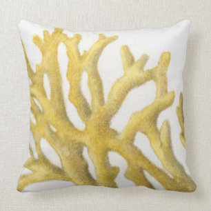 Cojín Decorativo Coral amarillo
