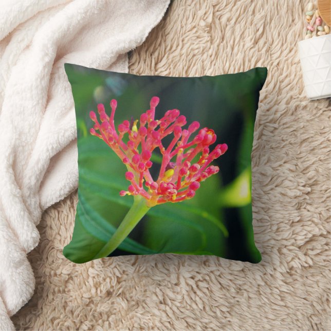 Cojín Decorativo Coral Bush en flor (Manta)
