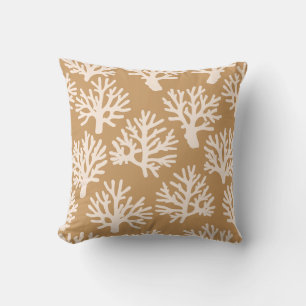 Cojín Decorativo Coral Drift Brown Cream