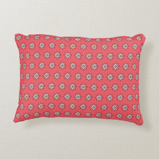 Cojín Decorativo Coral floral de KiniArt