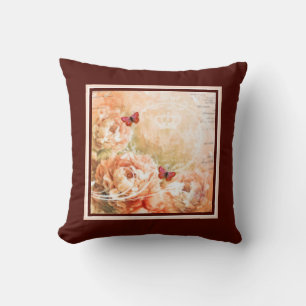 Cojín Decorativo Coral floral suave