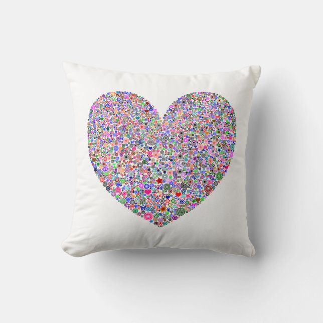 Cojín Decorativo Corazón (Anverso)