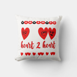 Cojín Decorativo Corazón a corazón