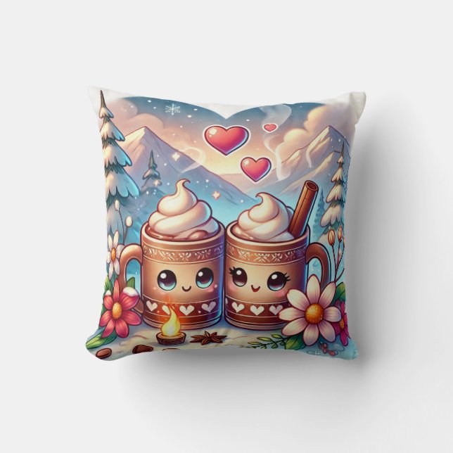 Cojín Decorativo Corazón Acogedor Pillow (Anverso)