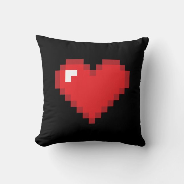 Cojín Decorativo Corazón de 8 pedazos (Anverso)