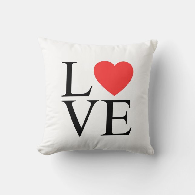 Cojín Decorativo Corazón de amor (Anverso)