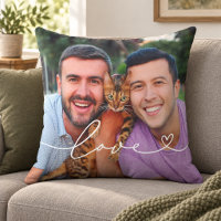 Corazón de amor Foto de pareja blanca