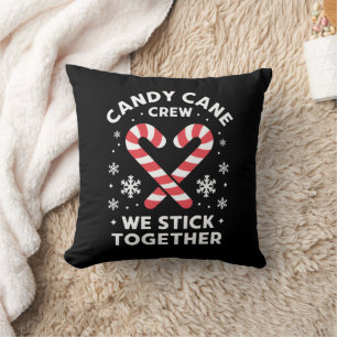 Cojín Decorativo Corazón de Caramelo de Navidad Nos Mantenernos Jun