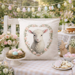 Cojín Decorativo Corazón de Cordero Bebé