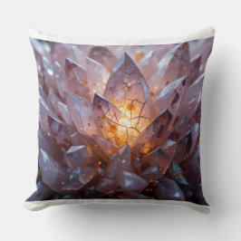 Cojín Decorativo Corazón de cristal radiante