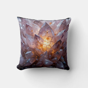 Cojín Decorativo Corazón de cristal radiante