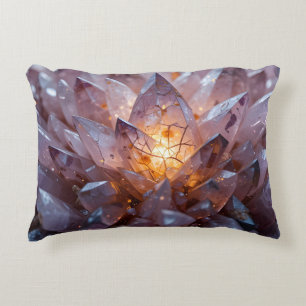 Cojín Decorativo Corazón de cristal radiante