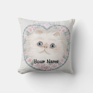 Cojín Decorativo Corazón de gato himalayo