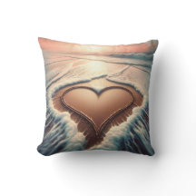 Cojín decorativo "Corazón de gracia"