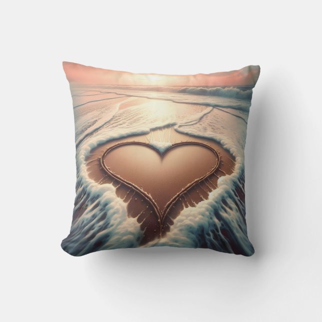 Cojín decorativo "Corazón de gracia" (Anverso)