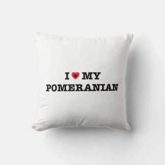Cojín Decorativo Corazón de mi Pomerania