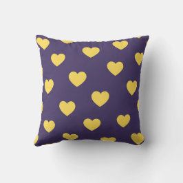 Cojín Decorativo Corazón de Moda romántica morado y acogedor