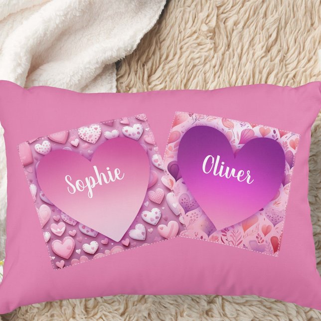 Cojín Decorativo Corazón de Pareja Personalizado (Subido por el creador)