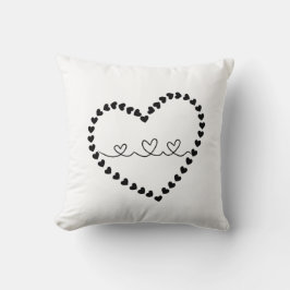 Cojín Decorativo Corazón del arte moderno