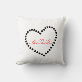 Cojín Decorativo Corazón del arte moderno