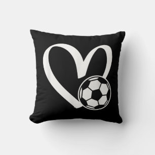 Cojín Decorativo Corazón del balón de fútbol