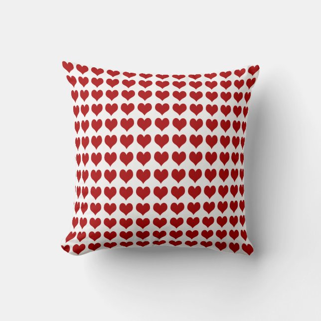 Cojín Decorativo Corazón del Día de San Valentín (Anverso)