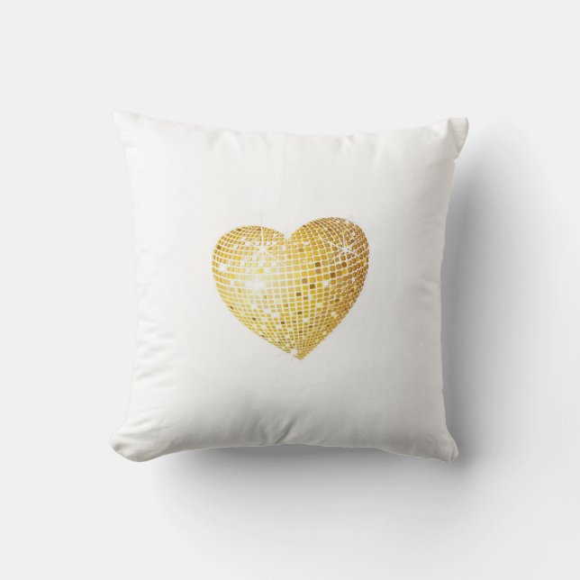 Cojín Decorativo Corazón del oro (Anverso)