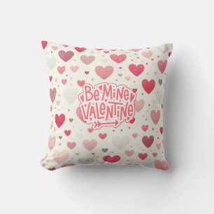 Cojín Decorativo Corazón El día de San Valentín colorido