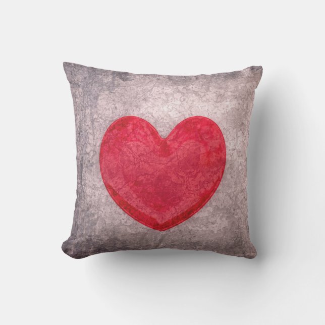 Cojín Decorativo Corazón encallado (Anverso)