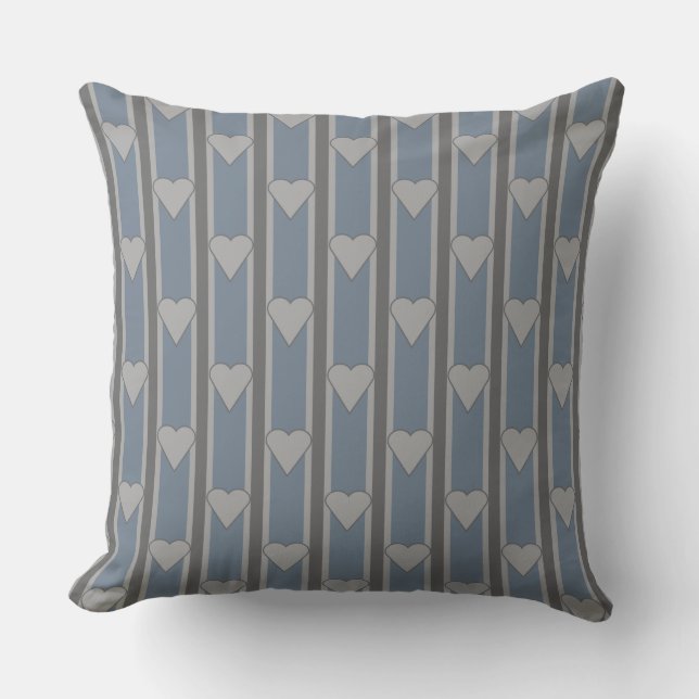 Cojín Decorativo Corazón estriado (Anverso)