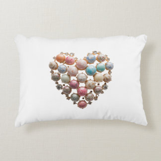 Cojín Decorativo Corazón Floral Embellado — Maxim