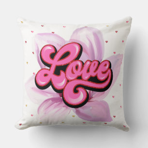 Cojín Decorativo Corazón flotante de amor reversible Valentine Pill