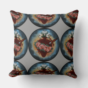 Cojín Decorativo Corazón Inmaculado De María