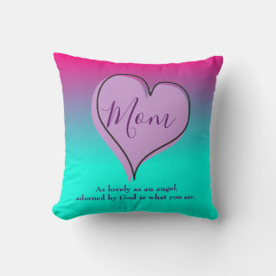 Cojín Decorativo Corazón lindo para mamá