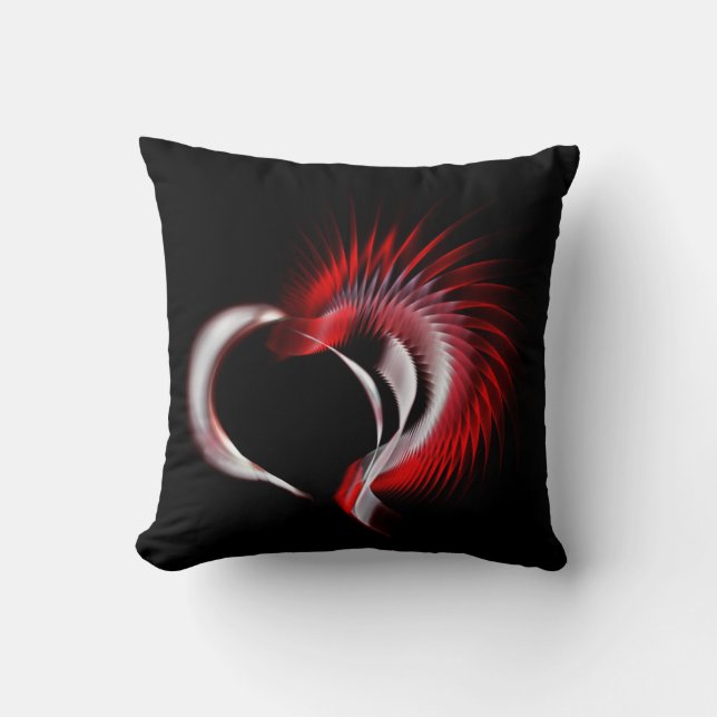 Cojín Decorativo Corazón metalizado (Anverso)