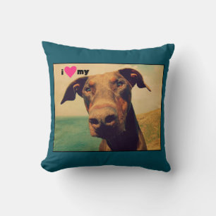 Cojín Decorativo Corazón Mi Doberman