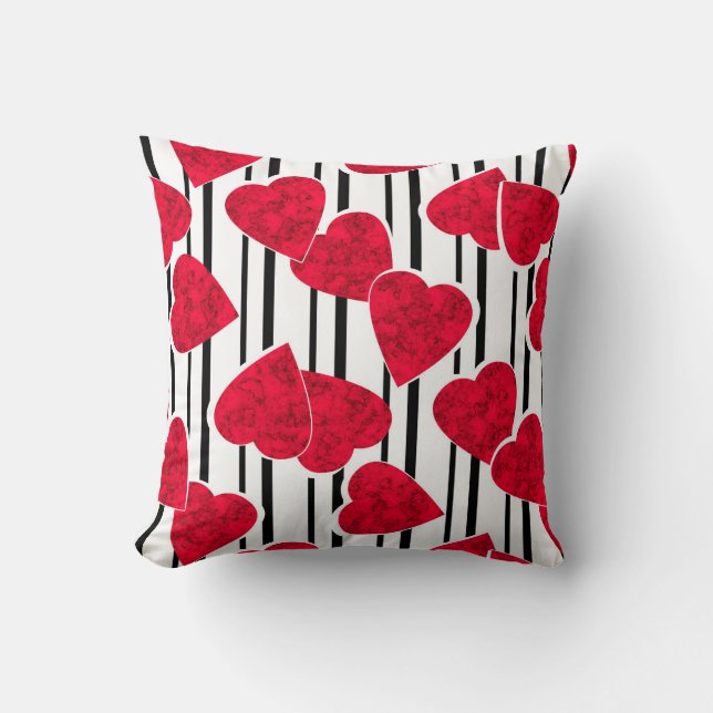 Cojín Decorativo Corazón rojo (Anverso)