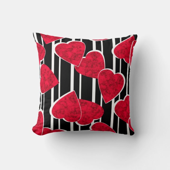 Cojín Decorativo Corazón rojo (Anverso)