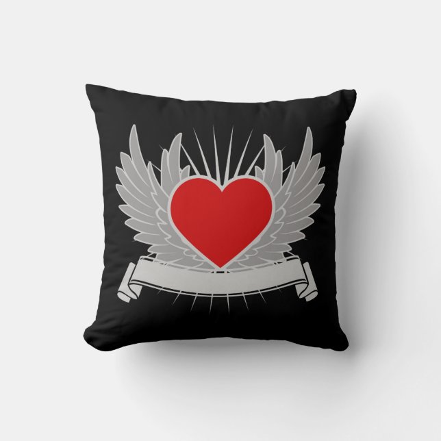 Cojín Decorativo Corazón rojo (Anverso)
