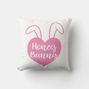 Cojín Decorativo Corazón rosa Honey Bunny