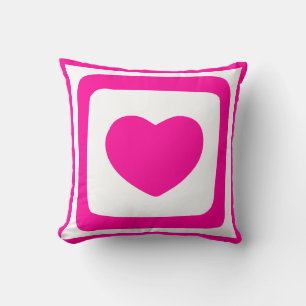 Cojín Decorativo Corazón rosa - Pillow Art Deco