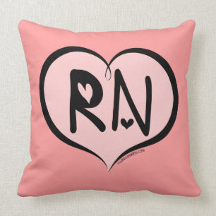 Cojín Decorativo Corazón rosado RN