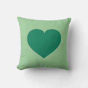 Cojín Decorativo Corazón verde