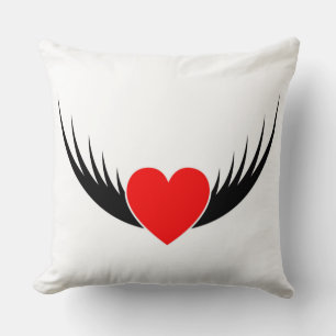 COJÍN DECORATIVO CORAZÓN VOLANTE