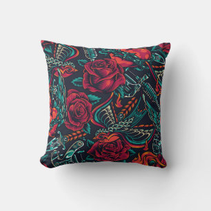 Cojín Decorativo corazón y pájaro 