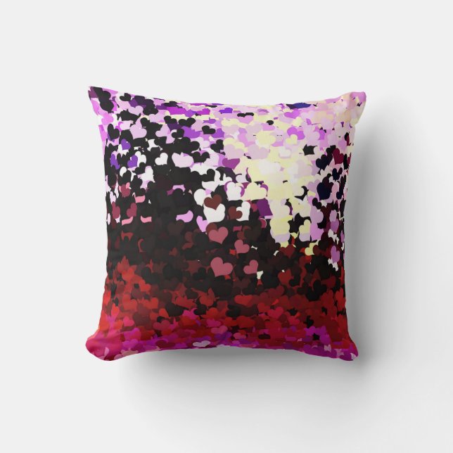 COJÍN DECORATIVO CORAZONES (Anverso)