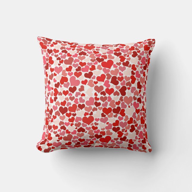 Cojín Decorativo Corazones (Anverso)