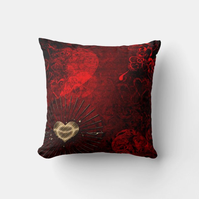 Cojín Decorativo Corazones (Anverso)