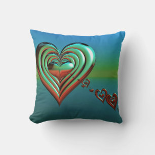 Cojín Decorativo Corazones altas del cielo